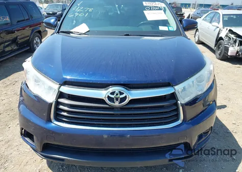 2014 Toyota Highlander Le V6 из США, поврежденный, VIN 5TDBKRFH6ES071003